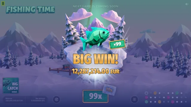 Big Win-rutan i Fishing Time